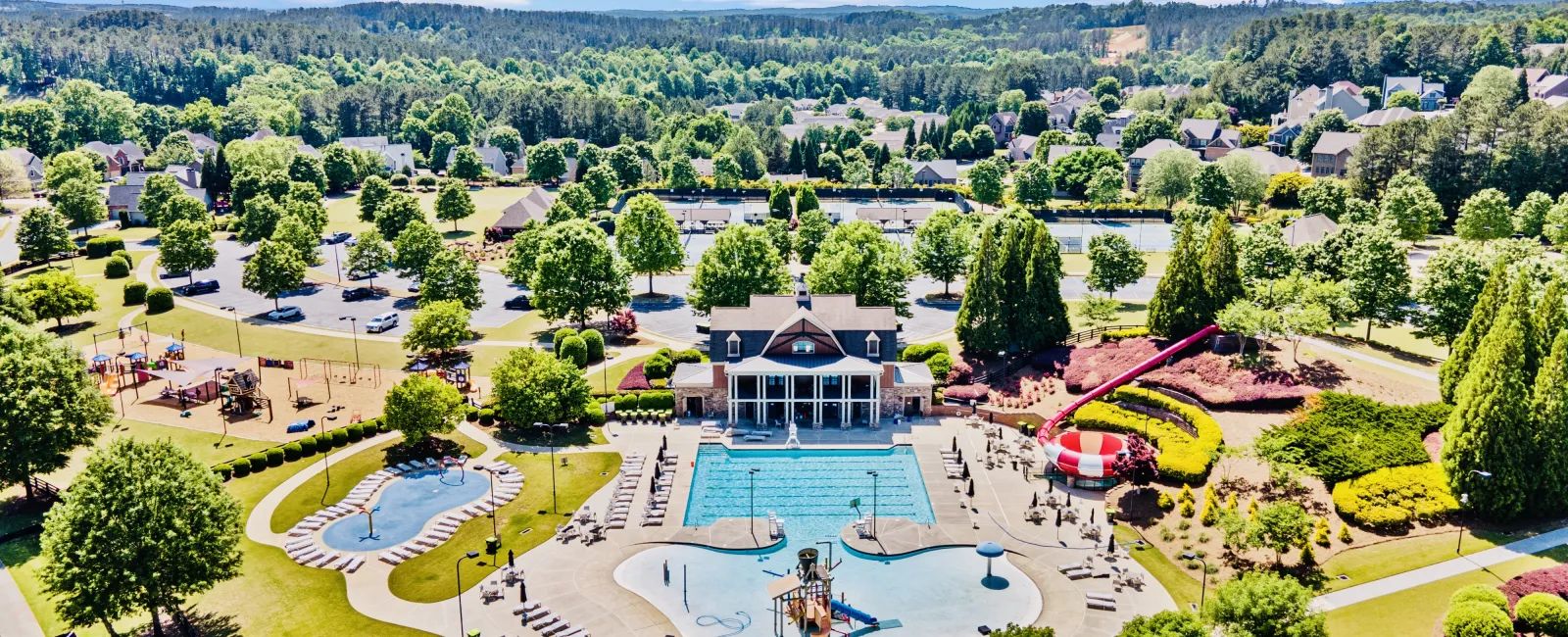 HOA community clubhouse exterior